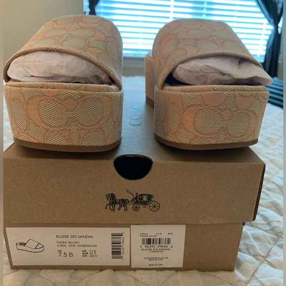 Coach Eloise SIG Sandals size 7.5 - Picture 4 of 6